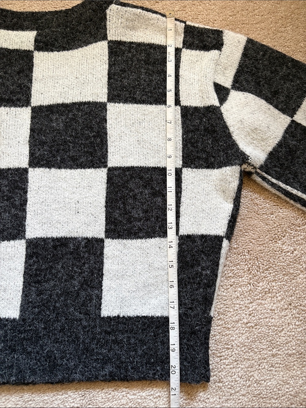 Double Zero Checkered Cardigan - Picture 8 of 8